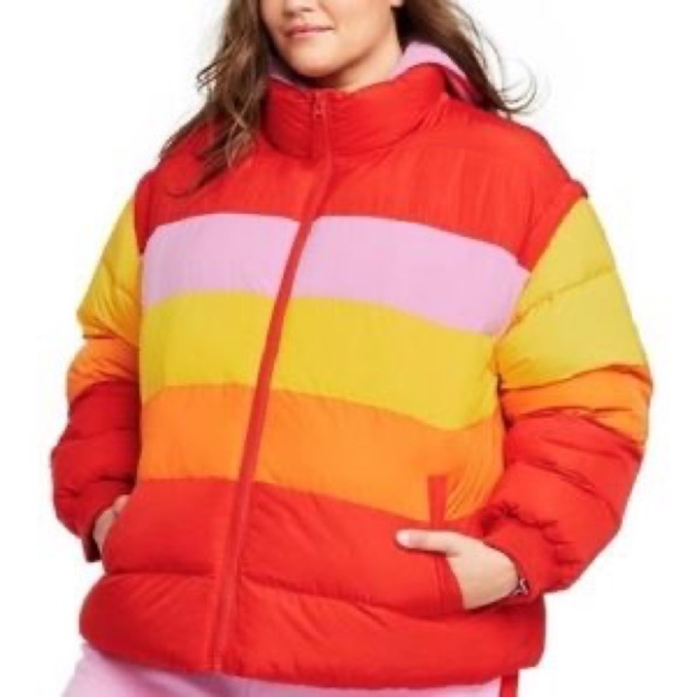LEGO X Target Collection Women’s Color Block Puffer Jacket NWT - Picture 16 of 16